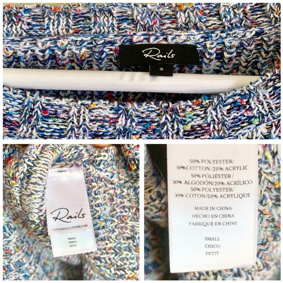 RAILS Elsa Sweater Speckled Blue - Picture 4 of 7